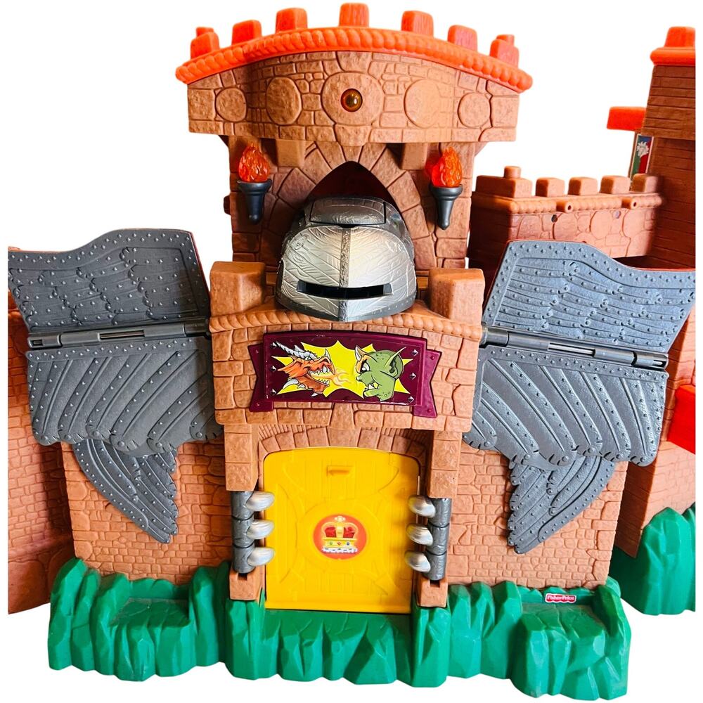 Fisher-Price Imaginext Eagle Talon Castle Base Only - Fully Tested & Working
